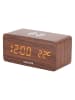 Karlsson LED-Wecker in Braun - (B)15 x (H)7,4 x (T)7,1 cm