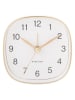 Karlsson Wekker ''Travel Square'' wit - (B)8,5 x (H)8,5 x (D)3,6 cm