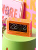 Karlsson Tafelklok ''Boxed Flip'' oranje - (B)20,7 x (H)11,7 x (D)7,1 cm