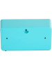 Karlsson Tafelklok "Funky Flip" turquoise - (B)18 x (H)9 x (D)7 cm