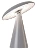 Leitmotiv Led-tafellamp ''Phoebe'' grijs - (H)26 x Ø 23 cm