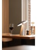 Leitmotiv Led-tafellamp ''Phoebe'' grijs - (H)26 x Ø 23 cm