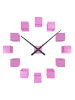 Karlsson Wanduhr ''DIY Cubic'' in Pink - Ø 40 cm