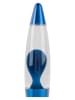 Leitmotiv Lavalamp "Rocket" blauw - (H)41,1 x Ø 10,8 cm