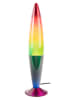 Leitmotiv Lavalampe "Rocket" in Grün/ Bunt - (H)41,4 x  Ø 10,8 cm