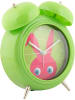 Karlsson Wekker "Bunny" groen/roze - (H)18,2 cm