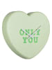 Karlsson Wandklok ''Heart Candy'' groen - (L)27 x (B)30 cm