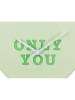 Karlsson Wandklok ''Heart Candy'' groen - (L)27 x (B)30 cm