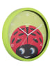 Karlsson Zegar ścienny "Peekaboo Ladybug" w kolorze zielonym - Ø 30,8 cm