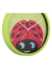 Karlsson Zegar ścienny "Peekaboo Ladybug" w kolorze zielonym - Ø 30,8 cm