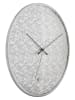 Karlsson Wandklok ''Disco'' zilverkleurig - Ø 40 cm