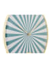 Karlsson Wandklok "Candy Swirl Dome" wit/blauw - Ø 40 cm