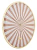 Karlsson Zegar ścienny "Candy Swirl" w kolorze jasnobrązowo-kremowym - Ø 40 cm