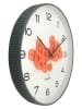 Karlsson Wandklok ''Open Gear'' oranje/zwart - Ø 40 cm