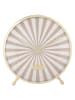 Karlsson Wecker ''Candy Swirl'' in Creme/ Hellbran - Ø 12,5 cm