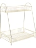 Present Time Keukenrek "Kitchen rack" goudkleurig - (B)30 x (H)35 x (D)20 cm