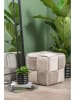 Present Time Blumentopf "Bobbly Glazed" in Schwarz - (H)13 cm x Ø 14,5 cm