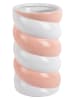 Present Time Vase ''Marshmellow'' in Weiß/ Rosa - (H)23 x Ø 13,5 cm