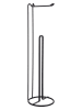 Present Time Toiletrolhouder ''Wired'' zwart - (H)43,5 x Ø 15 cm