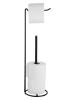 Present Time Toiletrolhouder ''Wired'' zwart - (H)43,5 x Ø 15 cm