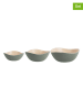 Present Time 3-delige set: kommen "Puro Round" naturel/groen