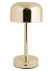 Leitmotiv LED-Tischleuchte ''James'' in Gold - (H)24,5 x Ø 12,5 cm