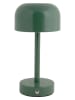 Leitmotiv Lampa stołowa LED "James" w kolorze zielonym - wys. 24,5 x Ø 12,5 cm