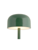 Leitmotiv Lampa stołowa LED "James" w kolorze zielonym - wys. 24,5 x Ø 12,5 cm