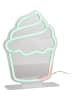 Leitmotiv Led-decolamp "Cupcake" meerkleurig - (B)21,7 x (H)29,3 cm