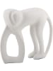 Present Time Decoratief object "Monkey" wit - (H)15 cm