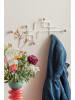 Present Time Wandgarderobe ''Metro'' in Weiß - (B)60,5 x (H)26,5 x (T)4 cm