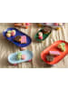 Present Time Tablett ''Double Funky'' in Blau - (B)39 x (H)6 x (T)16 cm