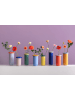 Present Time Vase ''Plegado'' in Grün - (H)27,5 x Ø 12,2 cm