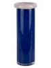 Present Time Vase ''Plegado'' in Dunkelblau - (H)33 x Ø 12 cm