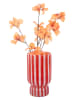 Present Time Vaas ''Rayado'' rood - (H)26 x Ø 25 cm