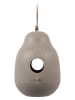 Present Time Vogelhuis ''Capullo'' grijs - (H)25 x Ø 18,8 cm