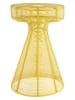 Leitmotiv Bijzettafel ''Cuerda'' geel - (H)46,5 x Ø 30,5 cm