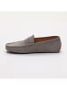 CHARLES & SMITH Leren mocassins "Cole" grijs