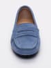 CHARLES & SMITH Leren mocassins "Thandie" blauw