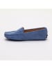 CHARLES & SMITH Leren mocassins "Thandie" blauw