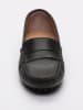 CHARLES & SMITH Leder-Mokassins "Thandie" in Schwarz