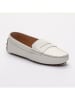 CHARLES & SMITH Leren mocassins "Thandie" wit