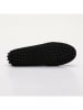 CHARLES & SMITH Leren mocassins "Thandie" zwart/zilverkleurig