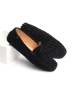 CHARLES & SMITH Leren mocassins "Andy" zwart