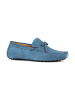 CHARLES & SMITH Leren mocassins "Johnny" lichtblauw