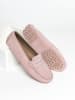 CHARLES & SMITH Leder-Mokassins in Rosa