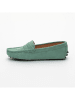 CHARLES & SMITH Leren mocassins "Thandie" groen