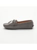 CHARLES & SMITH Leren mocassins "Newton" grijs