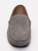 CHARLES & SMITH Leren mocassins "Lenny" grijs