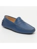 CHARLES & SMITH Leder-Mokassins in Blau